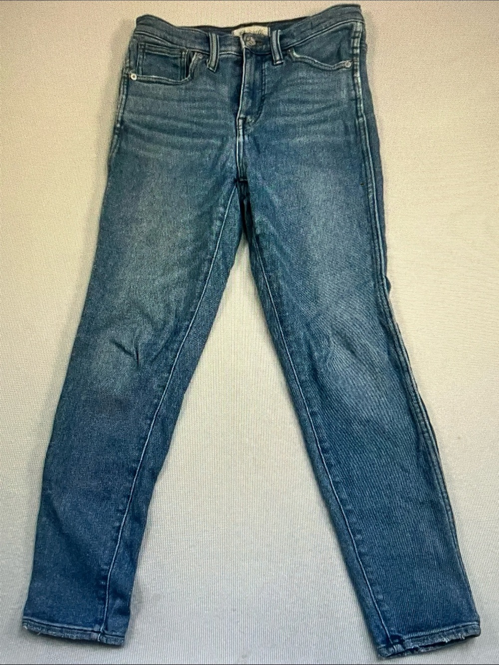 Madewell Slim Skinny Jeans in Classic Blue Denim